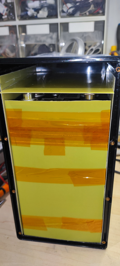 Preparing top cover insulation.